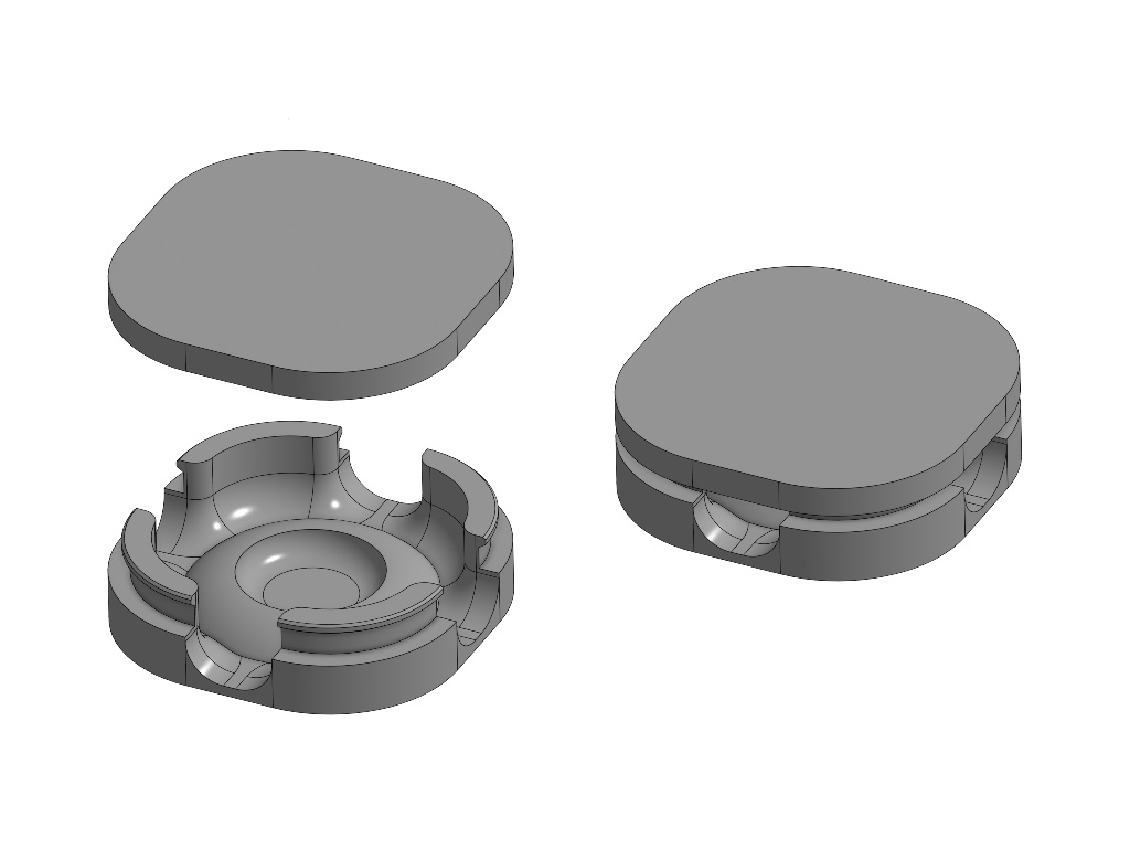 Roach/Ant bait station with locking lid