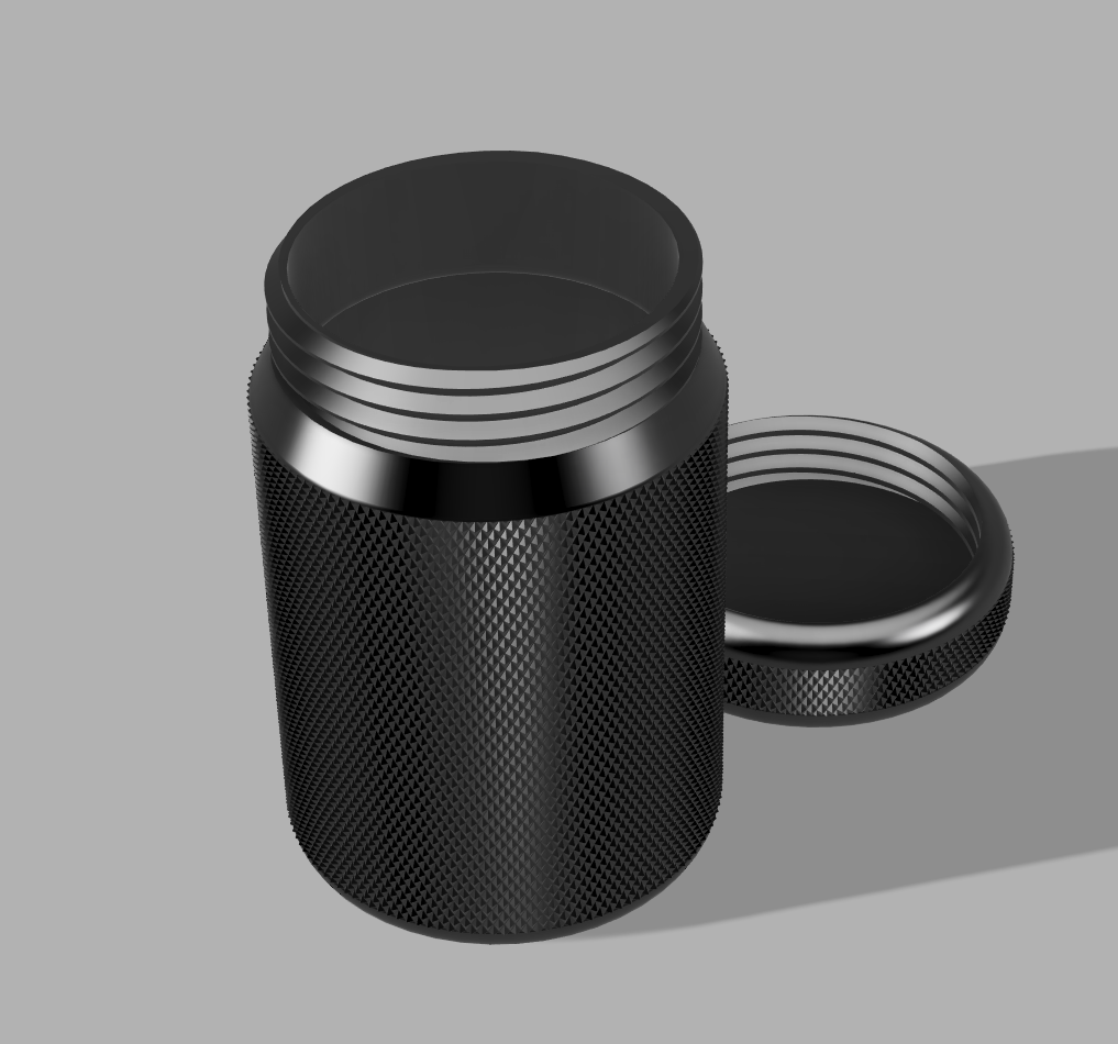 Knurled Storage Container