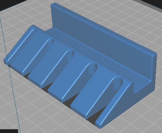 Cable holder for a table