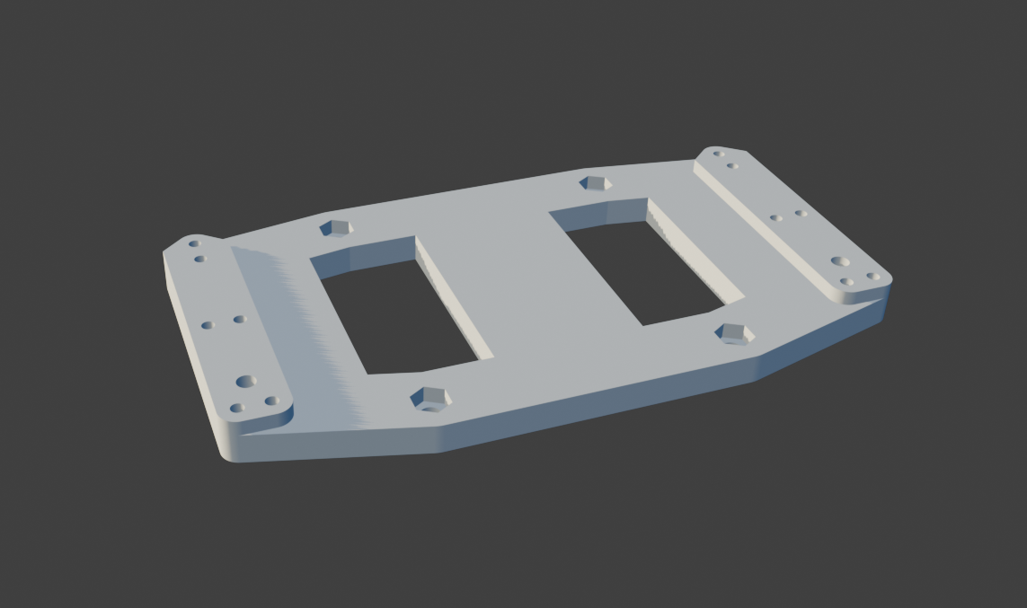 Vesa 100X100 to Vesa100X200 adapter