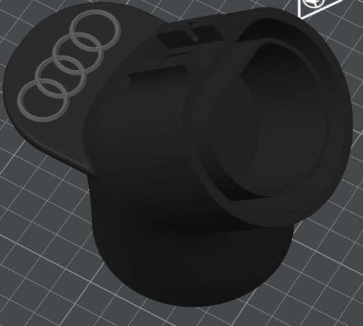 Cableholder with logo audi