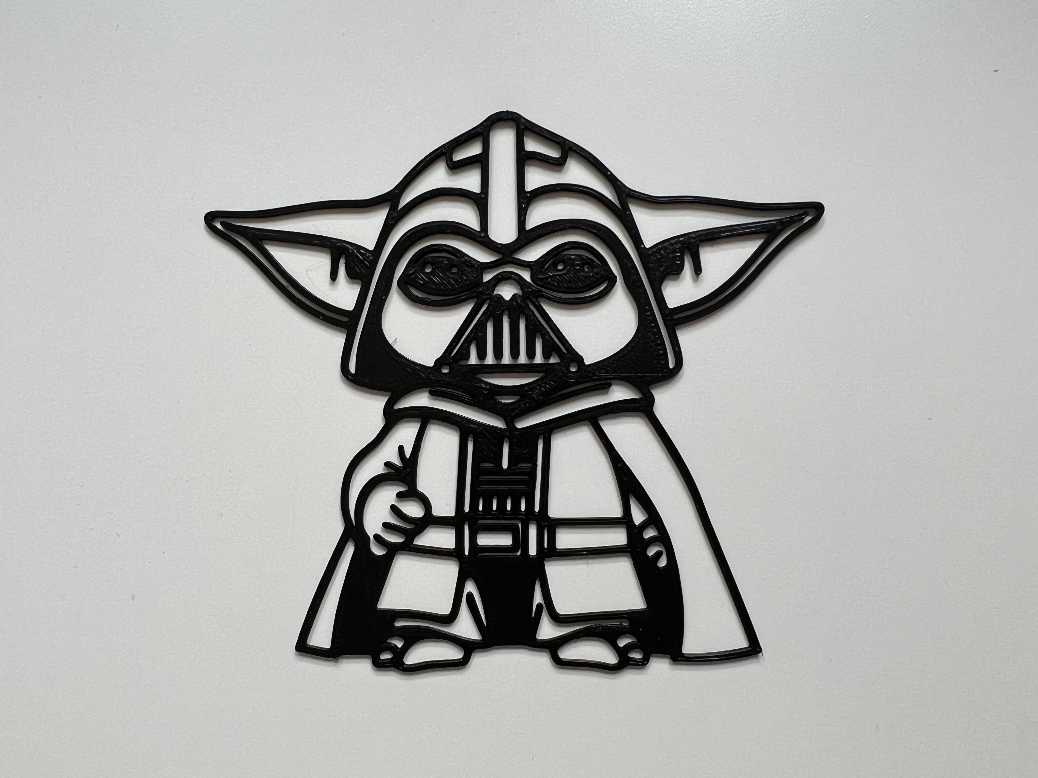 Yoda Wall Art #10 (Darth Vader)