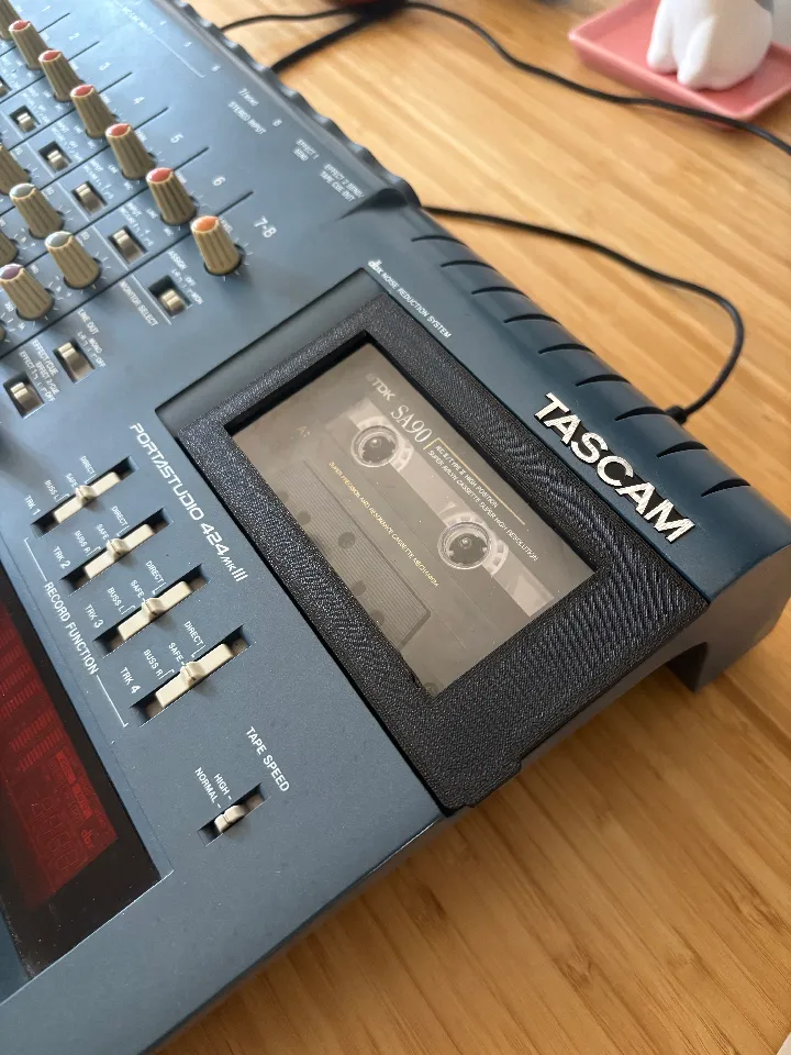 Tascam 424 MKIII tape cassette cover by Vdub6127 | Download free