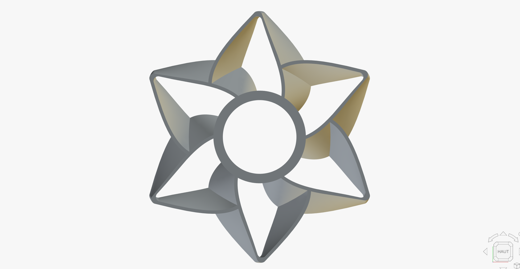 Toroidal "The Star" fan - 6 blades