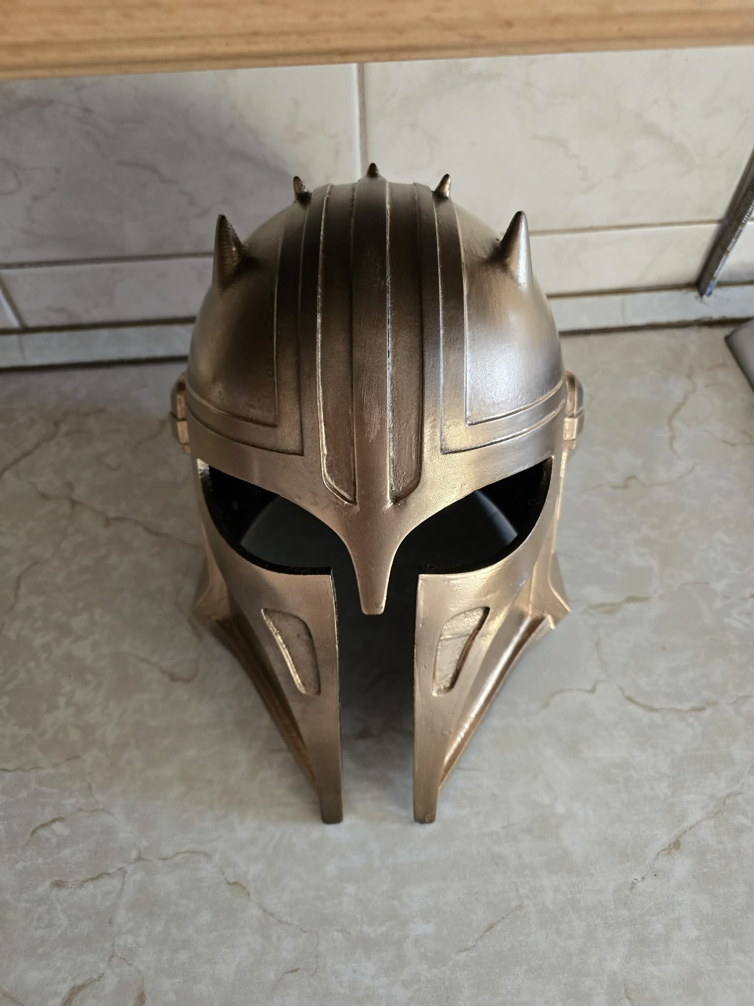 mandalorian armorer's helmet