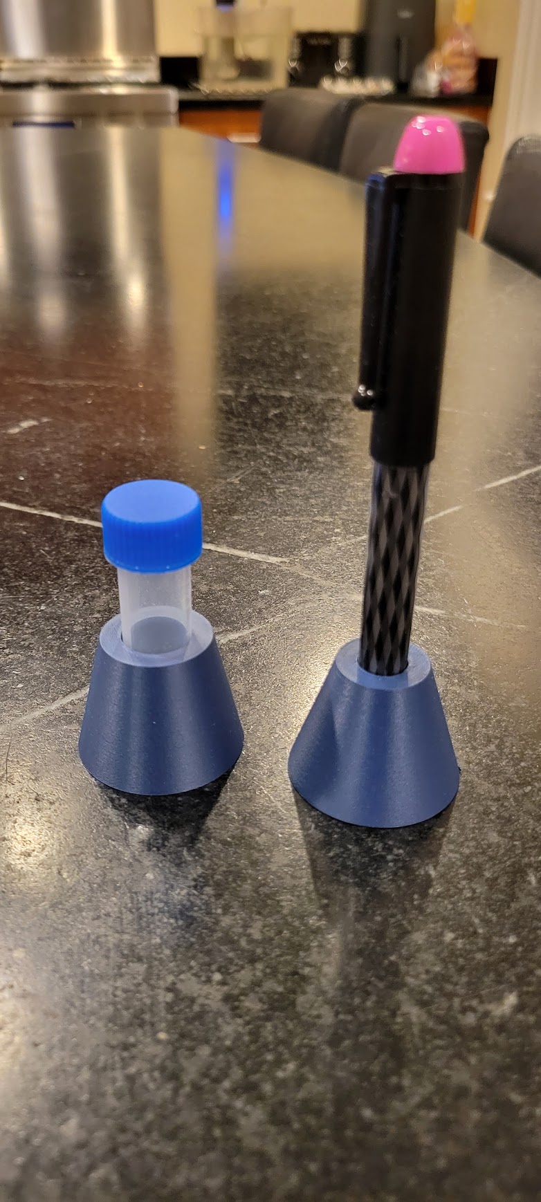 Parametric Pen stand Ink Vial holder 3D model