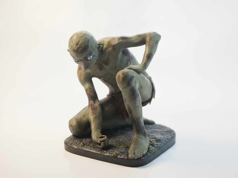 Iron Marble Player Classical Sculpture 3D Printable