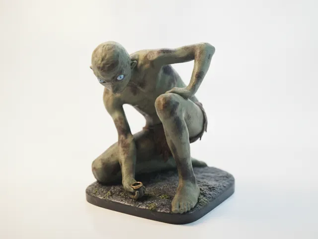 Iron Marble Player Classical Sculpture 3D Printable