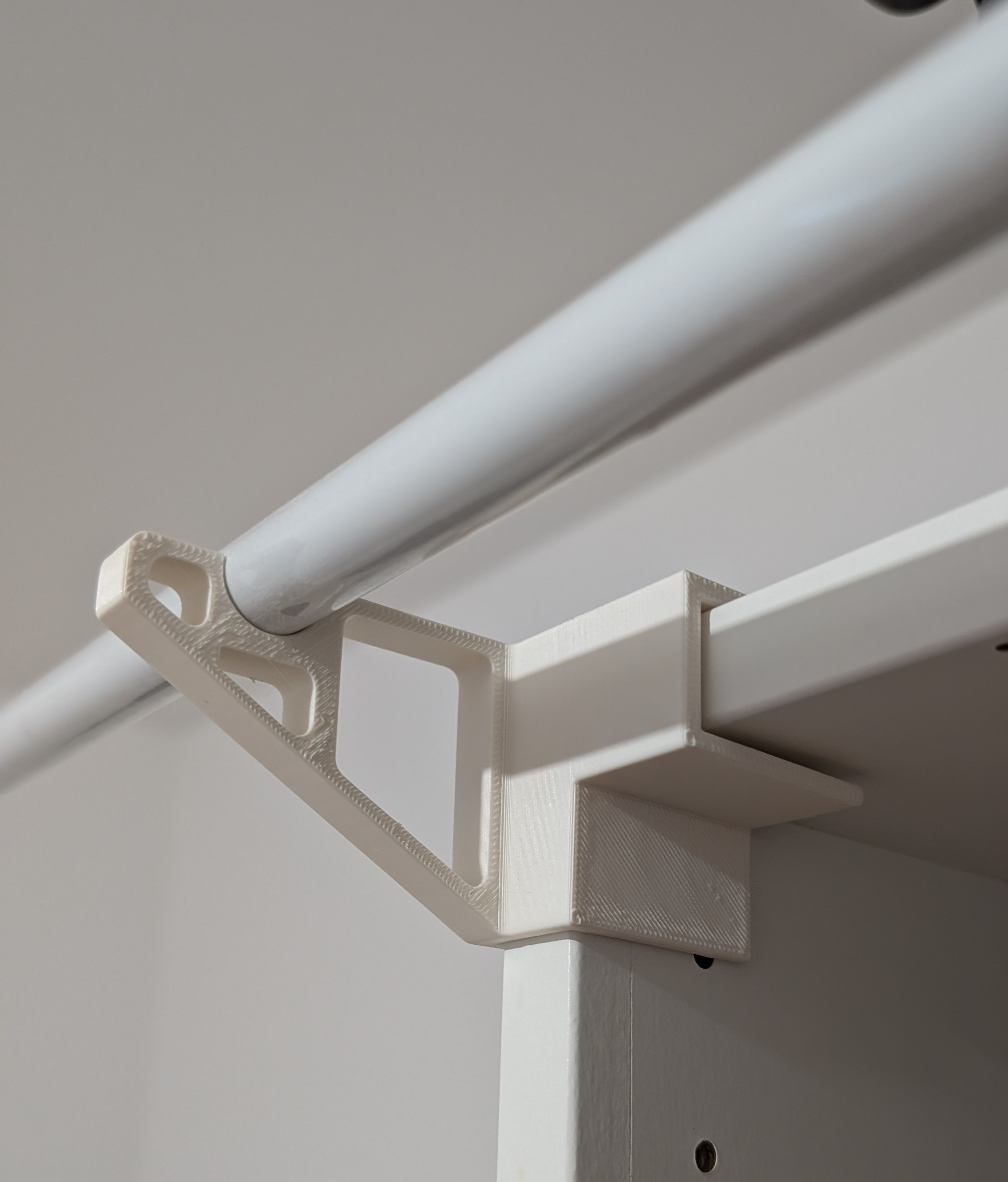 Ikea curtain holder for dressing