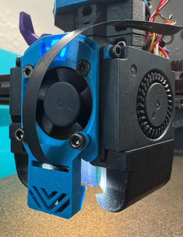 Mintion Nozzlecam Mount for XOL-Toolhead with 30mm hotend-fan