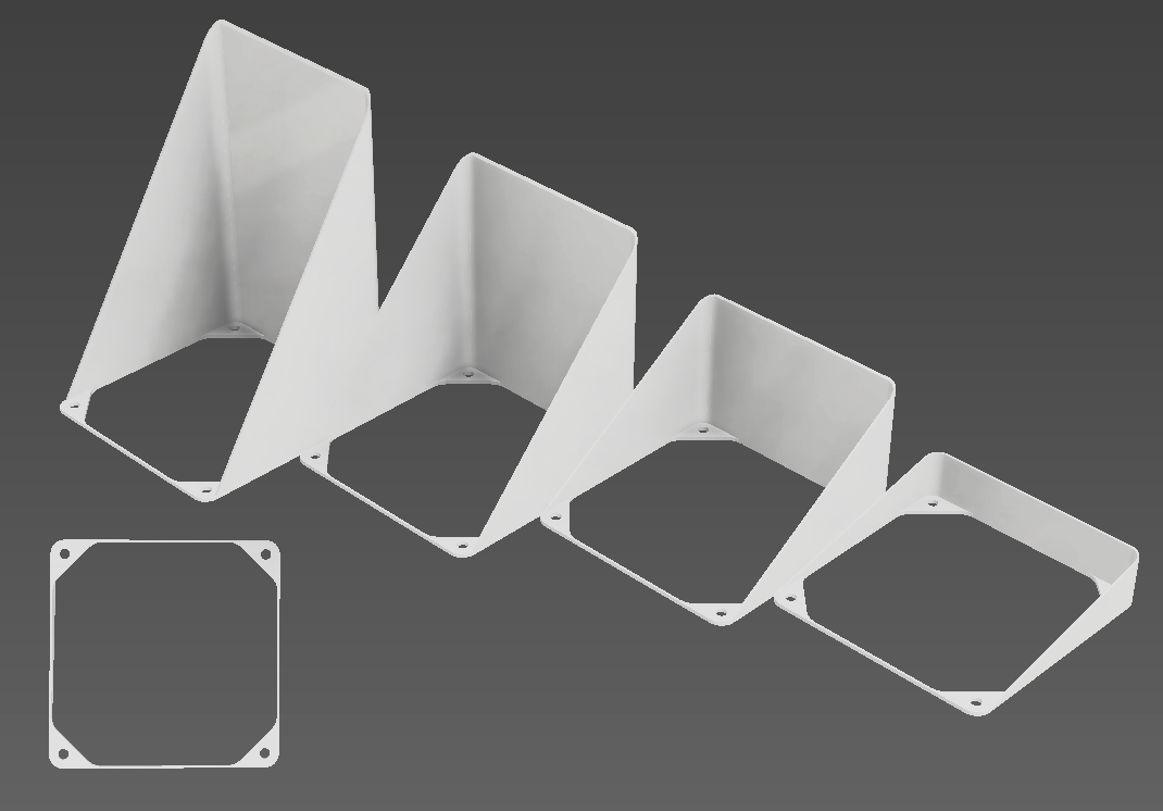Airflow Shroud for PC Case Fans