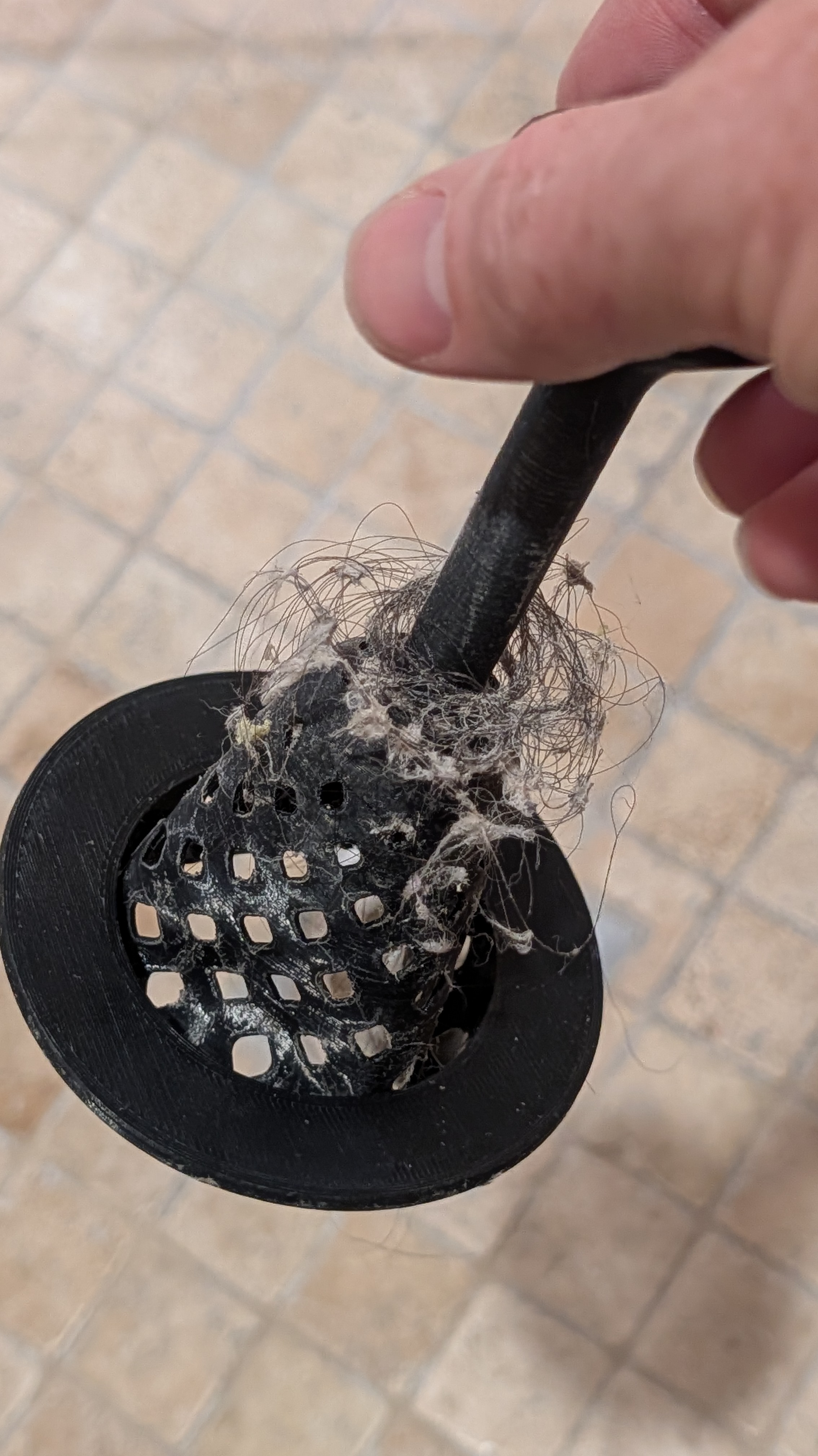 Easy-clean, Hair-catching Shower Drain Cover
