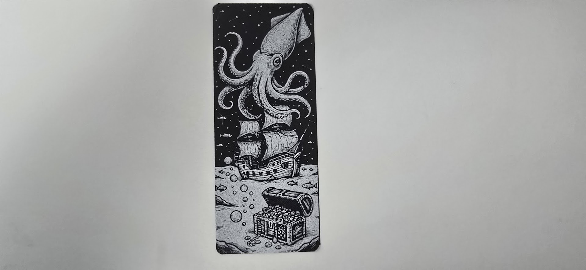 Kraken Deep Sea Treasure Bookmark