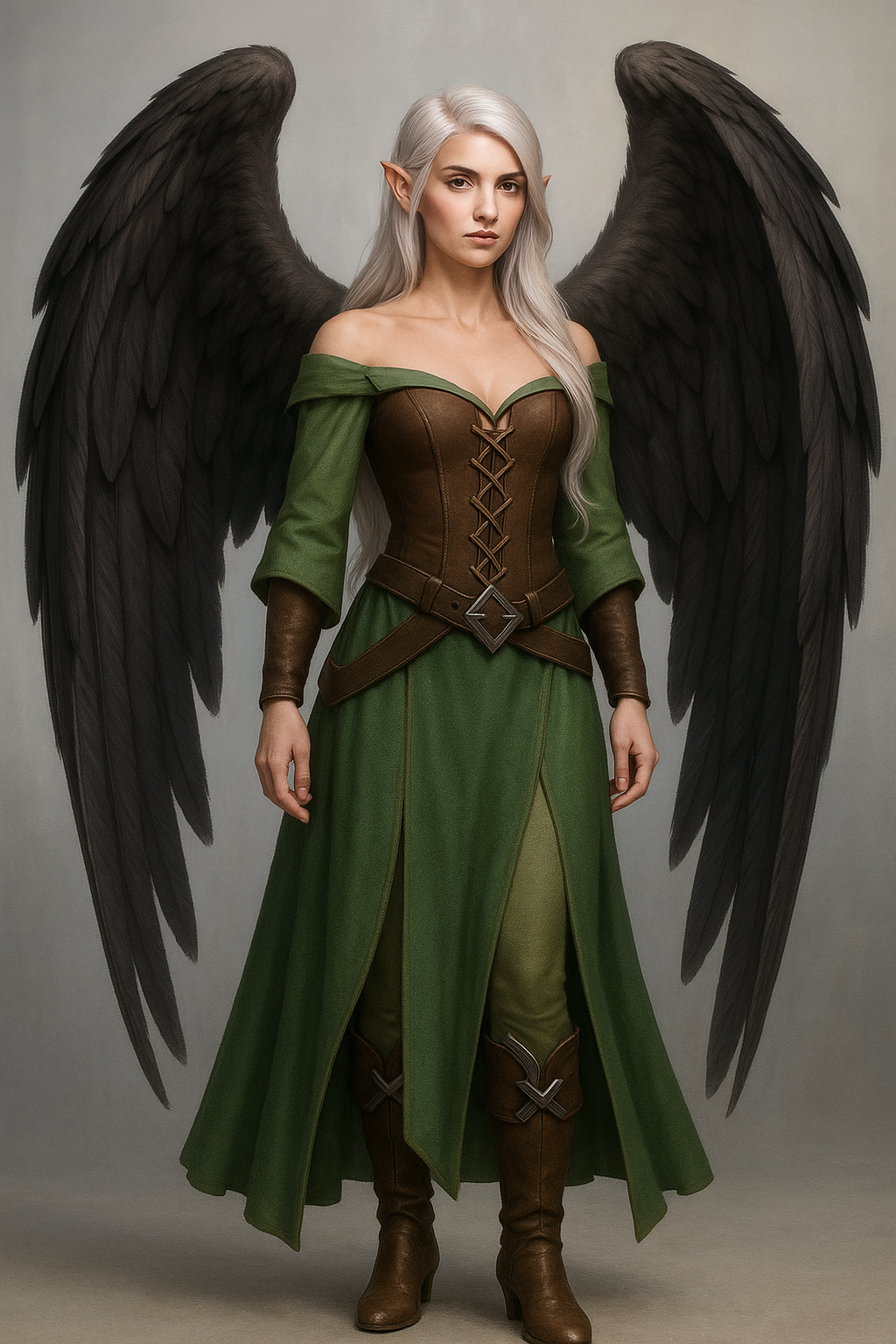 elf women dark wings