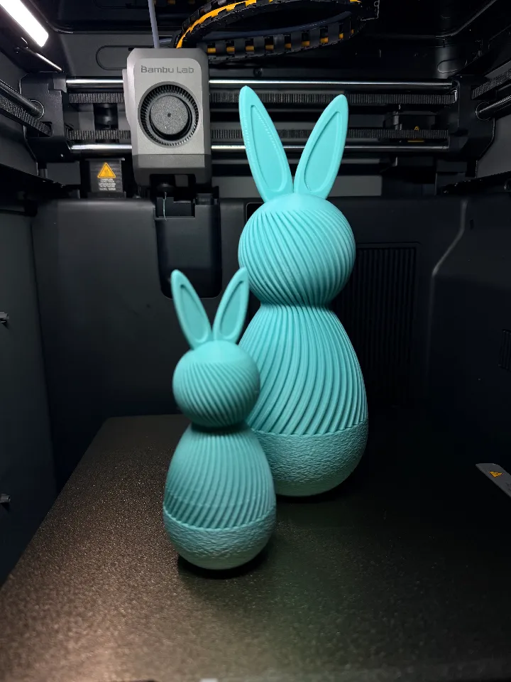 Easter Bunny Container – Twist Lock & Threaded Lid by Studio