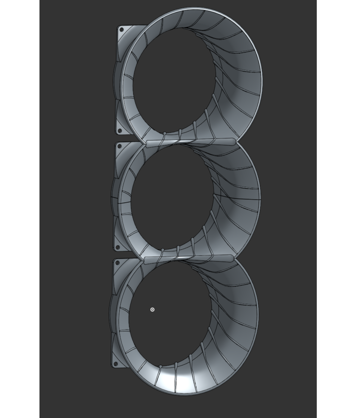 120mm fan velocity stack