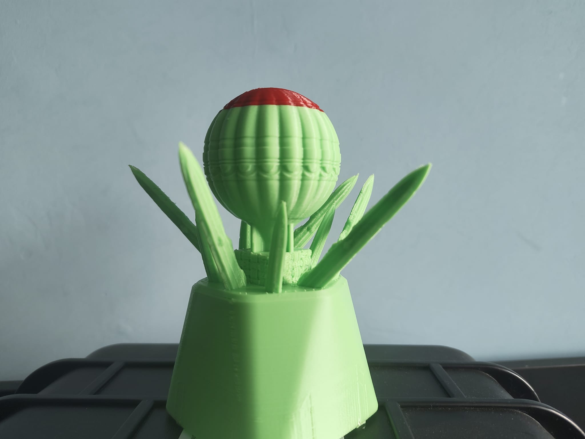 Entrapped hot air