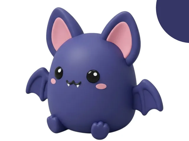Cute Bat - (Minimalistic Figurine)