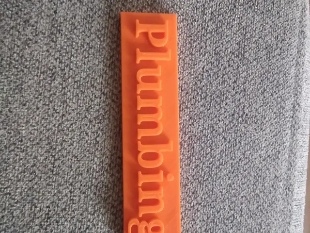 Plumbing Sign