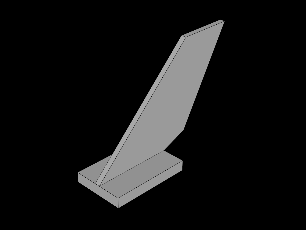 Lego Compatible (6239.dat) Tail Shuttle  2 x  6 x  4