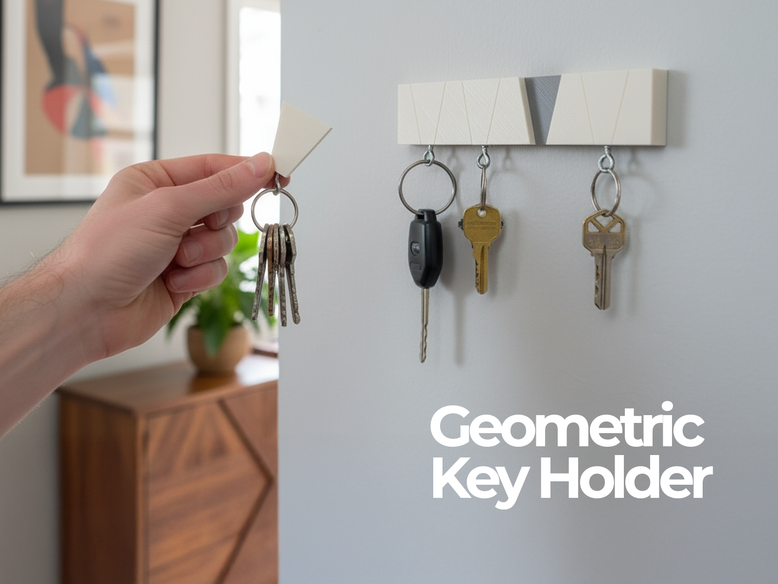 Geometric Key Holder