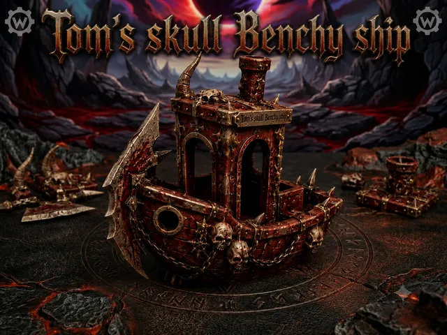 Tom's Skull Benchy Ship