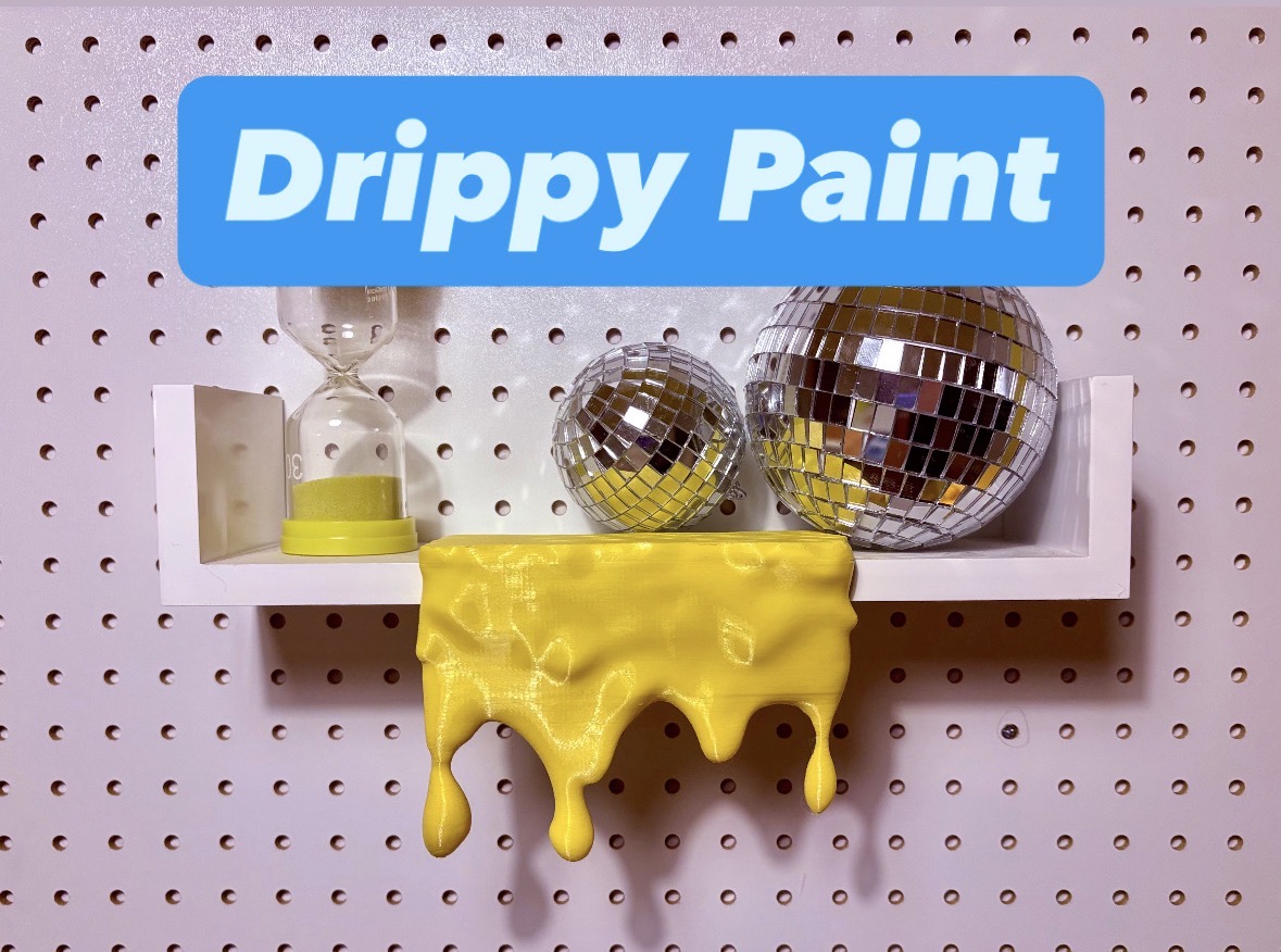 Drippy Paint Piece for cabinets or frames