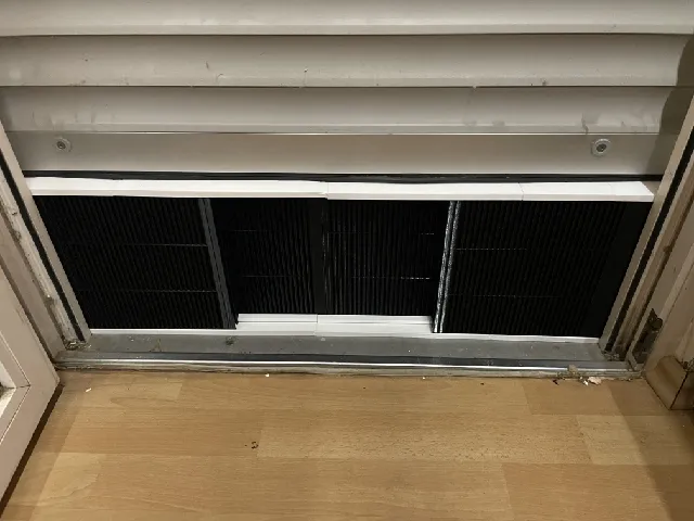 BreezeShade - window insert that allows airflow but keeps all light out