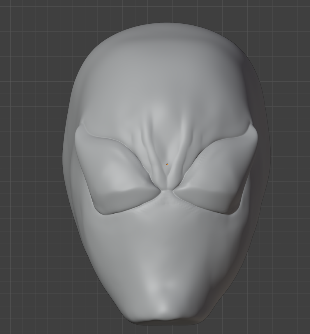 symbiote spiderman figure head sculpt