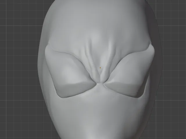 symbiote spiderman figure head sculpt