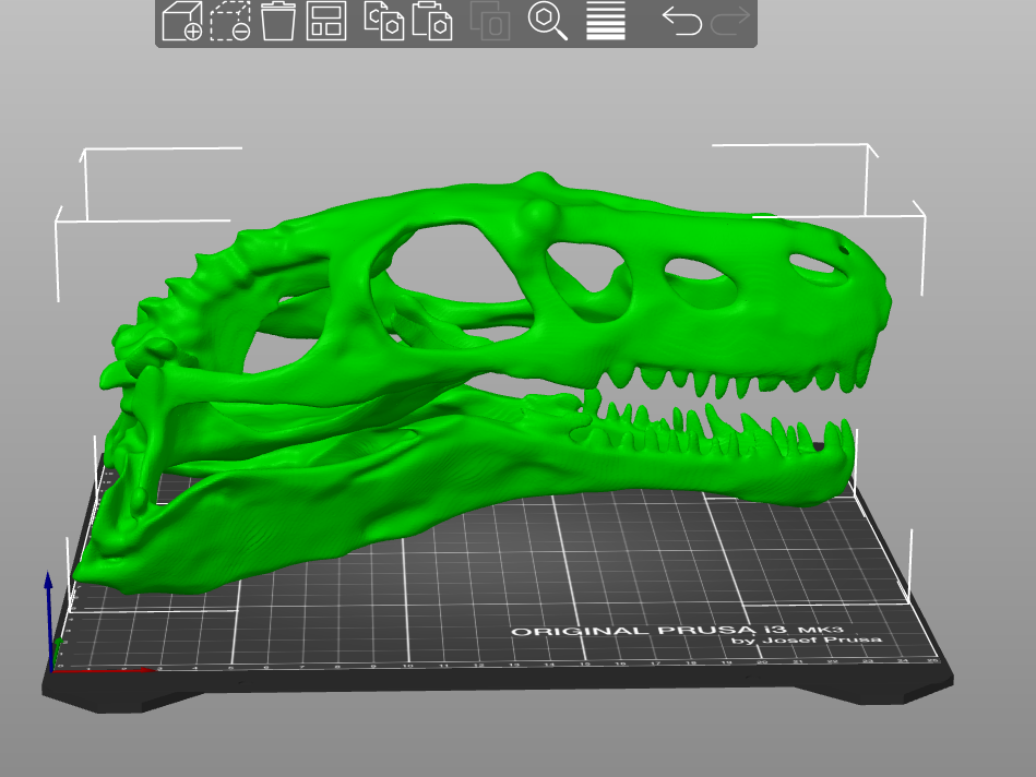 Miniatura 2 do modelo 3D dinosaur skull