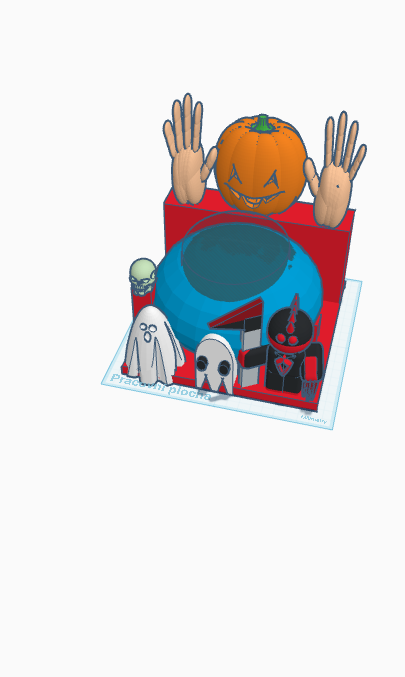 Halloweenská miska