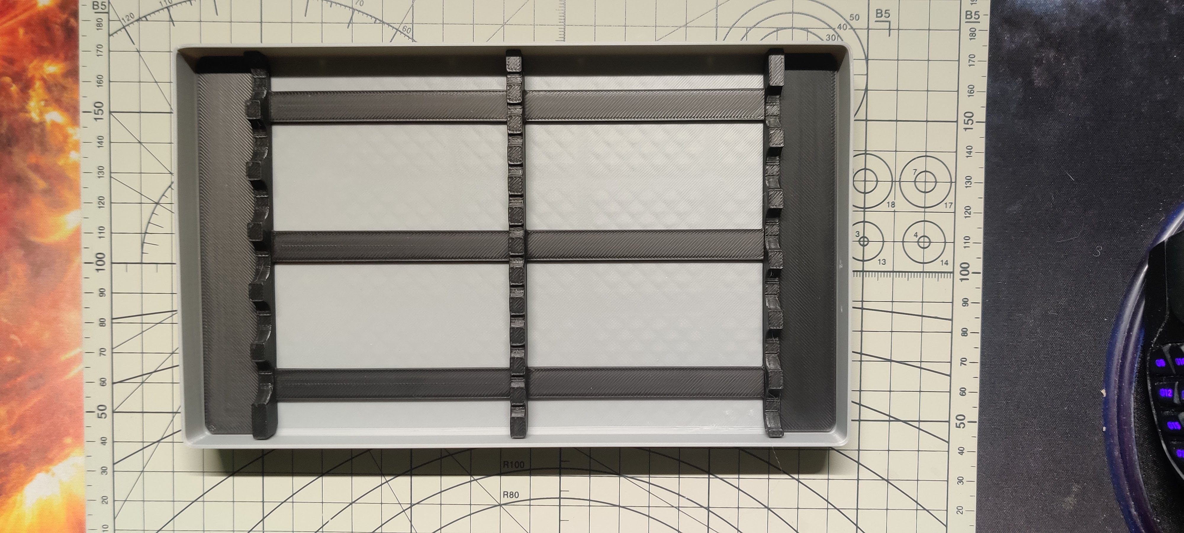 Insert for Precision Screwdrivers for Gridfinity Tray