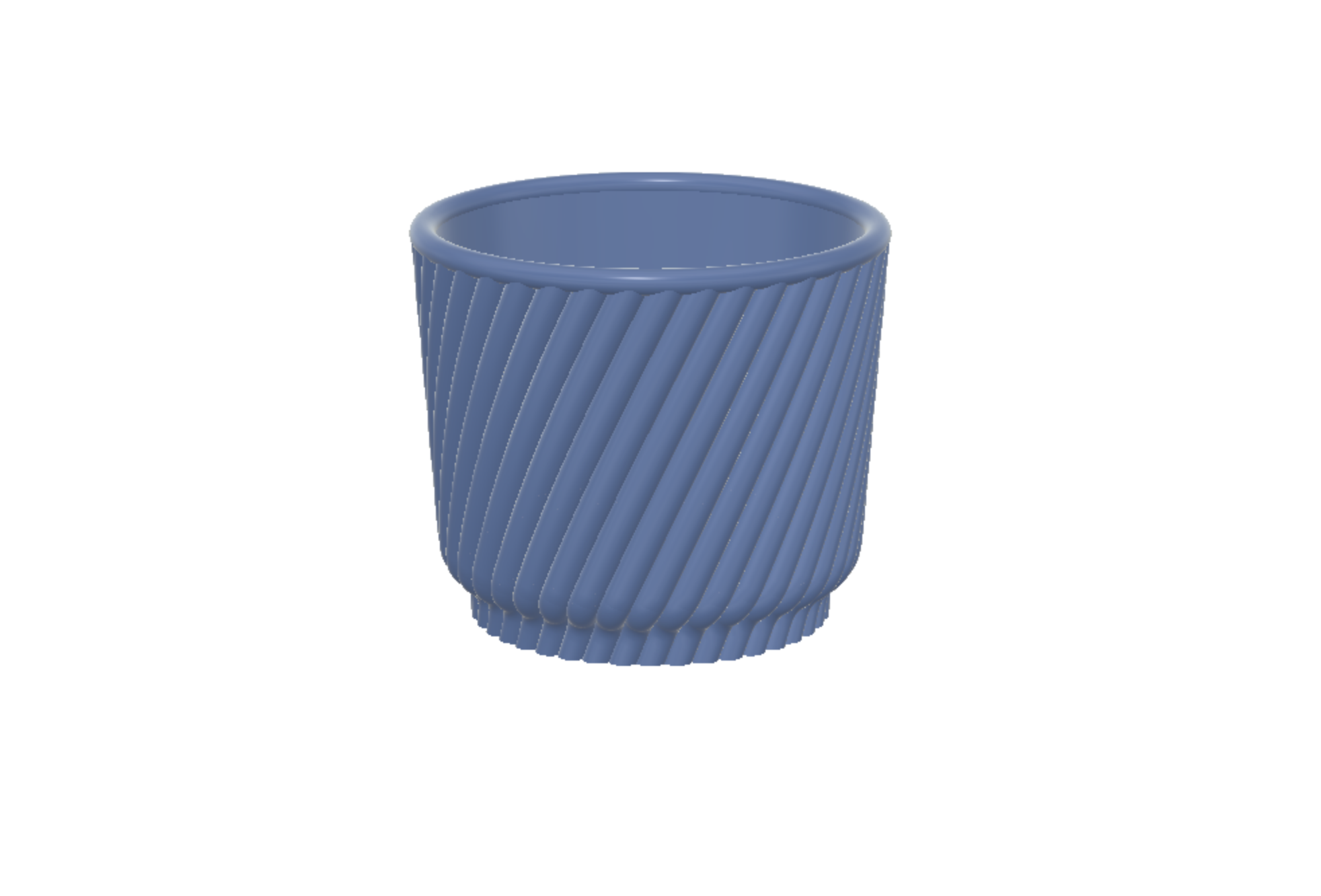 Fancy Flower Pot with Twist