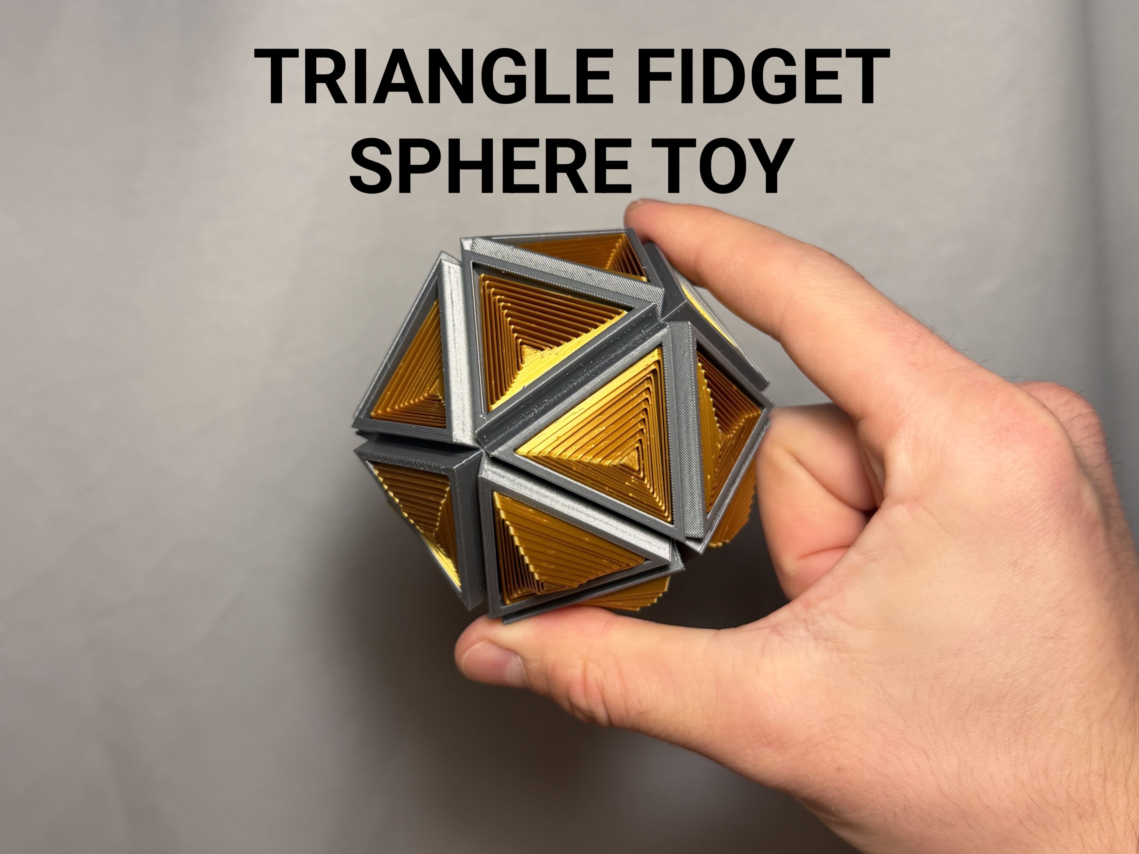 Triangle Fidget Sphere Toy