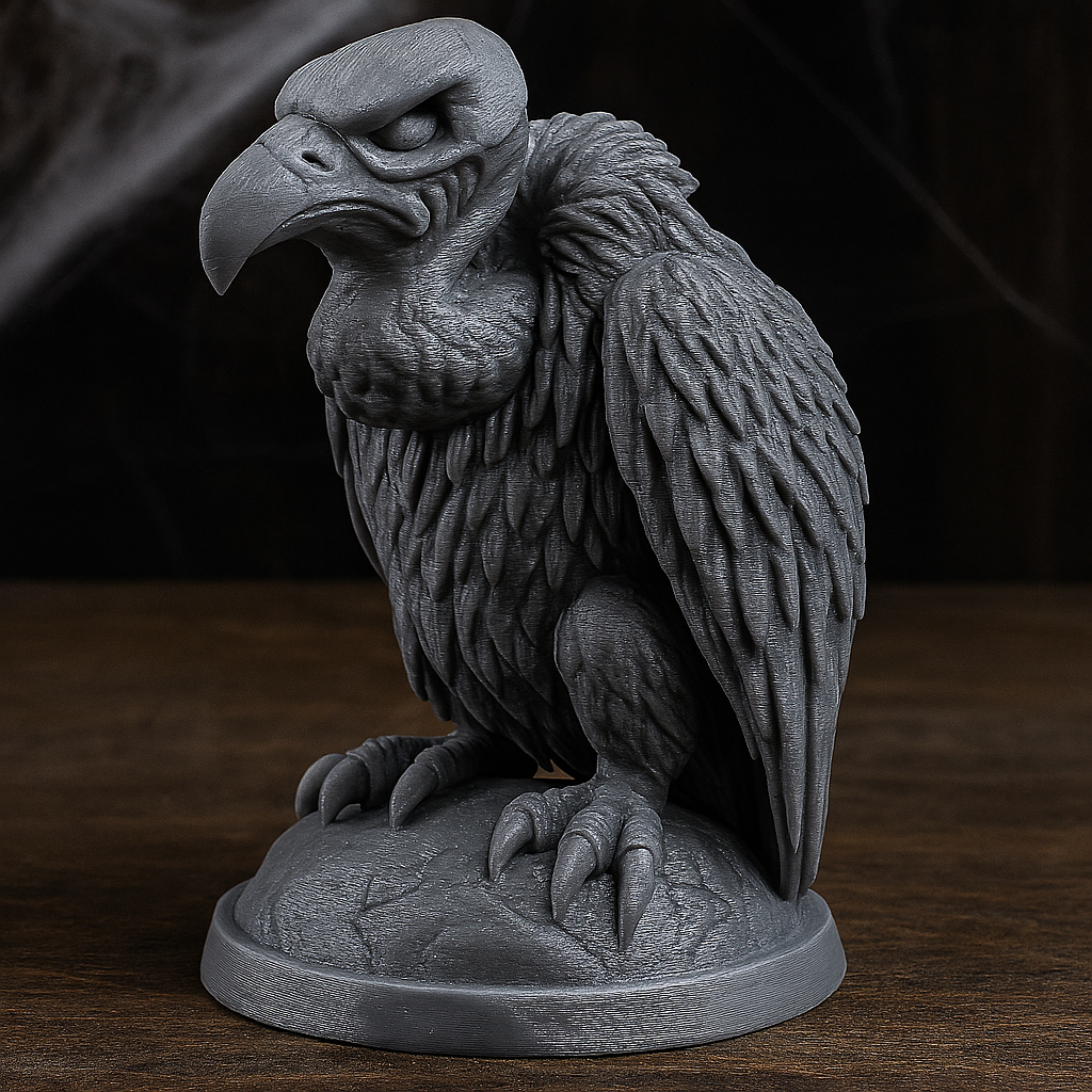 Vulture of the Void Halloween Desk Guardian - Commercial Use