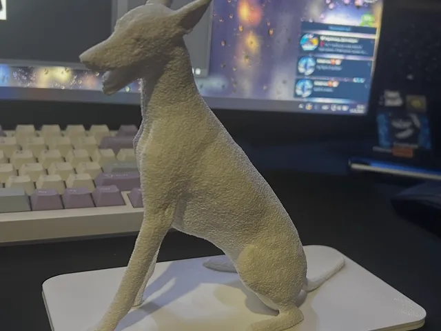 Dog Cirneco tabletop figurine