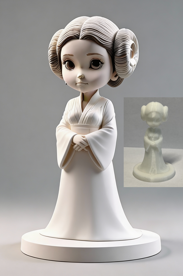 Chibi Princess Leia Organa