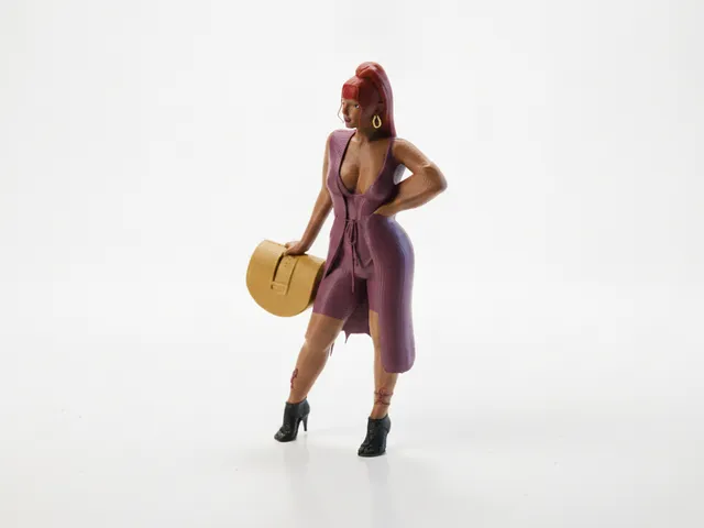 Bikini Babe Figurine Female Character 3D Printable