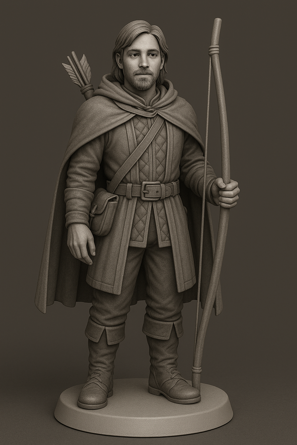 Figurine: Human LongBow Ranger