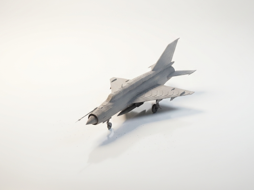 MiG Fighter Jet Aircraft Model 3D Printable