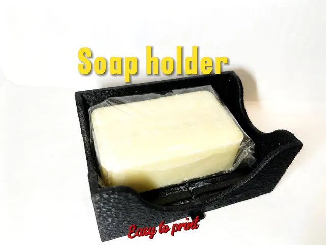 Soap Holder with Integrated Water Drainage
