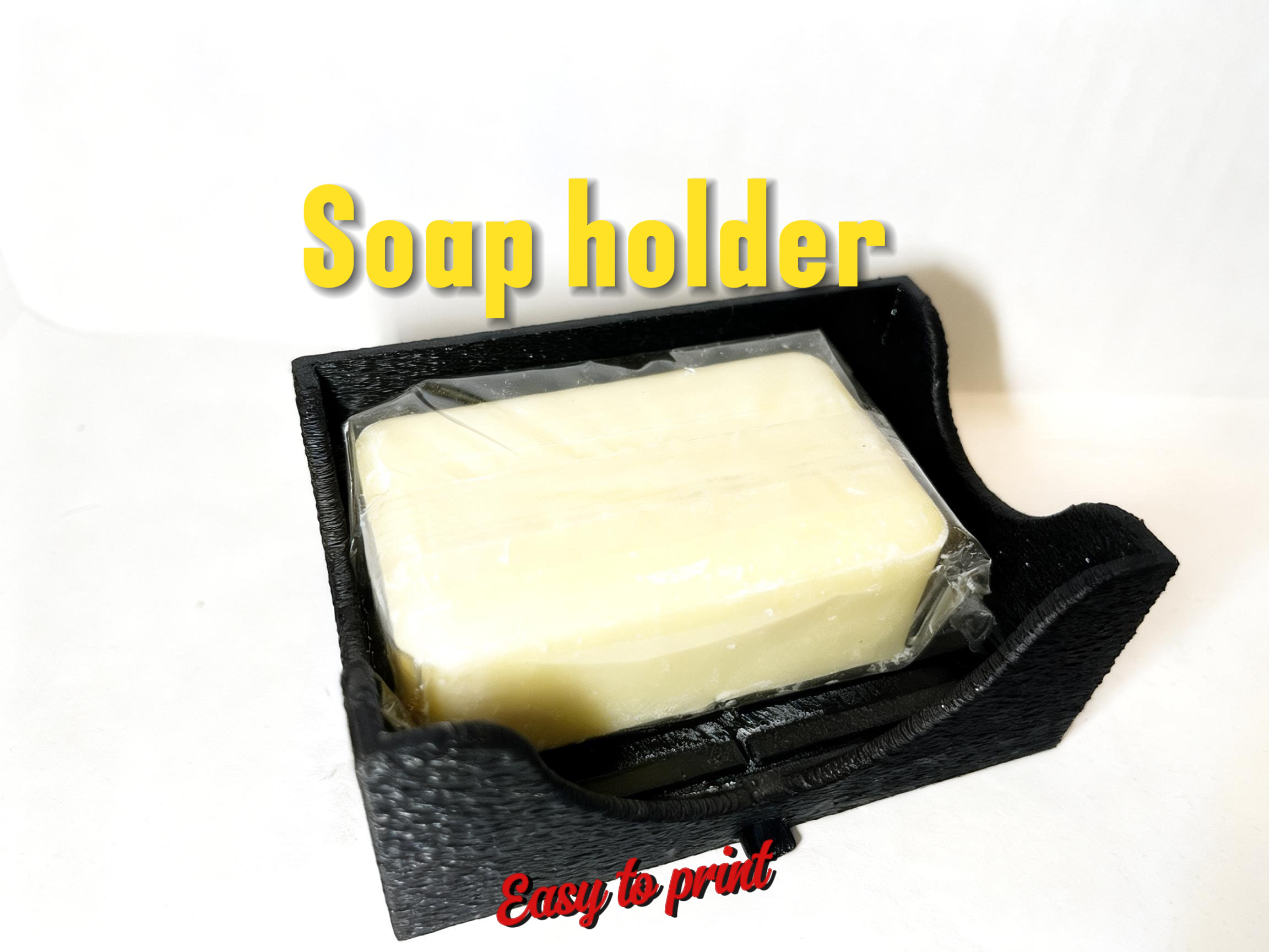 Soap Holder with Integrated Water Drainage