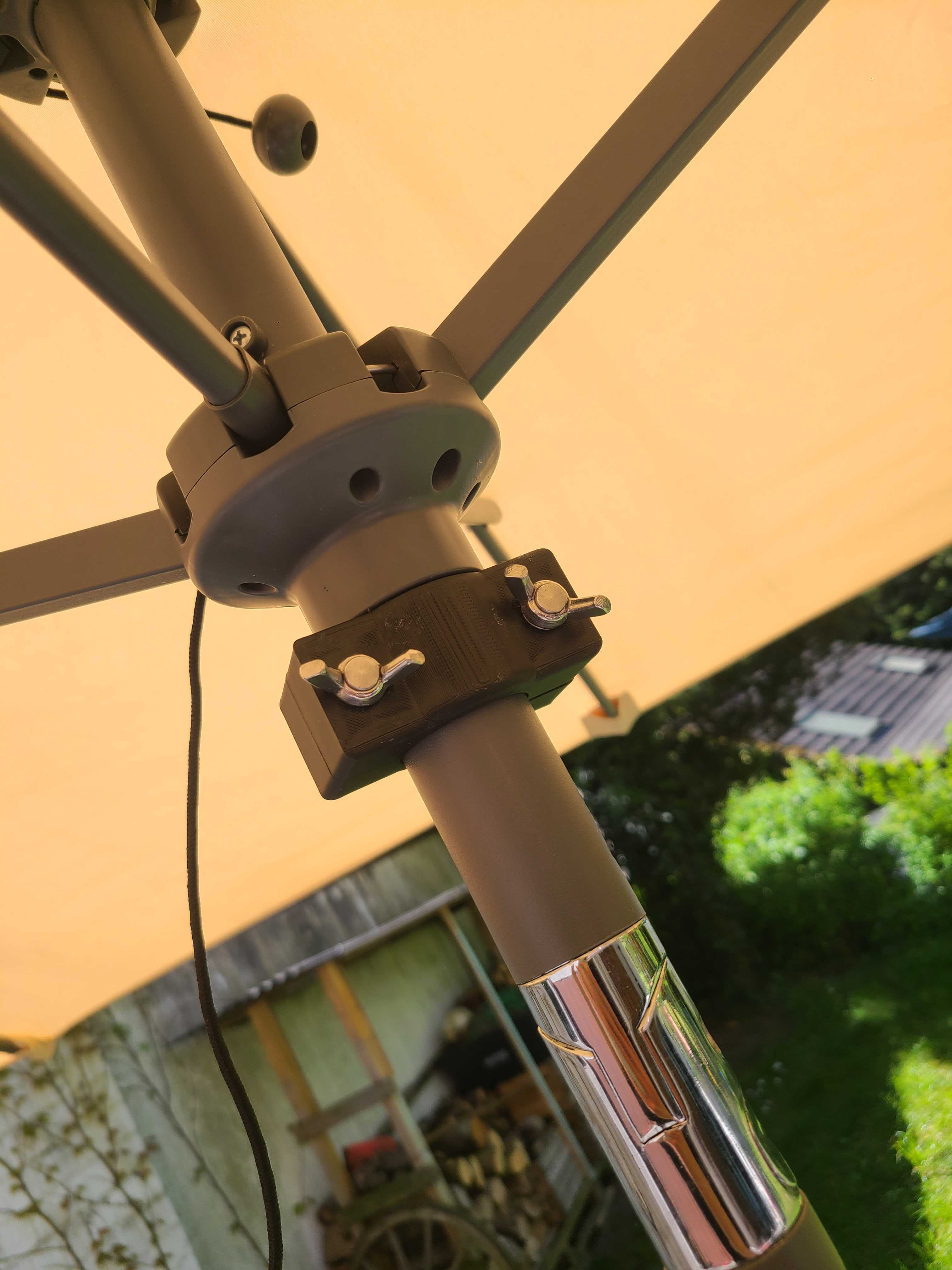 Klemmring für massiven Sonnenschirm