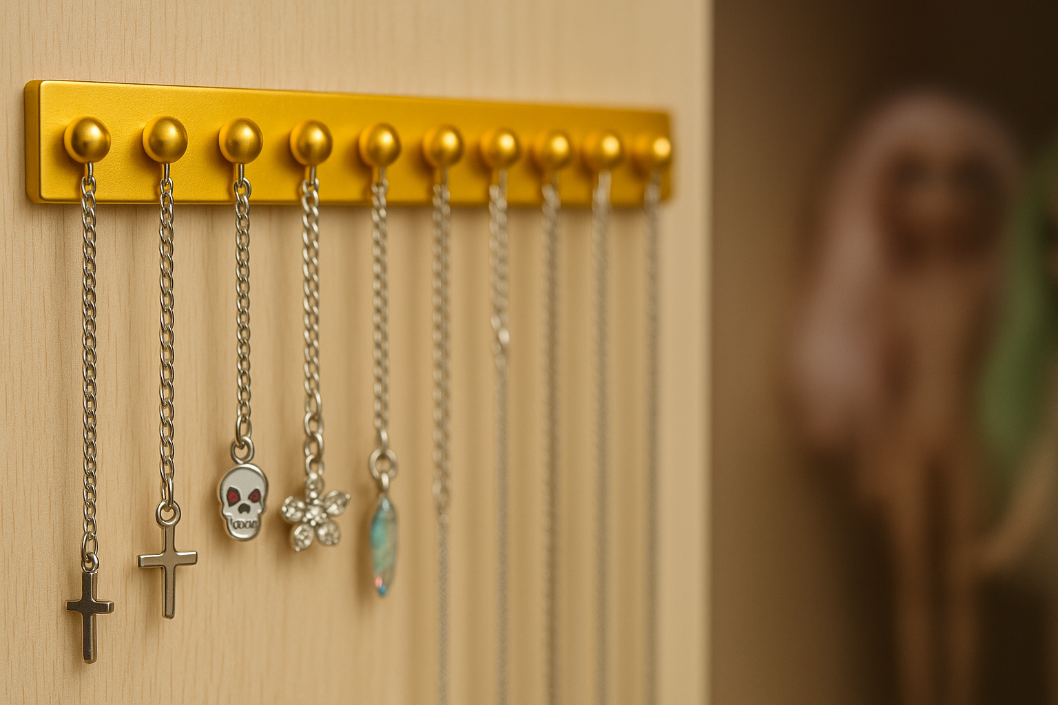 Schmuck - Ketten - Halter 12fach // Jewelry necklace holder