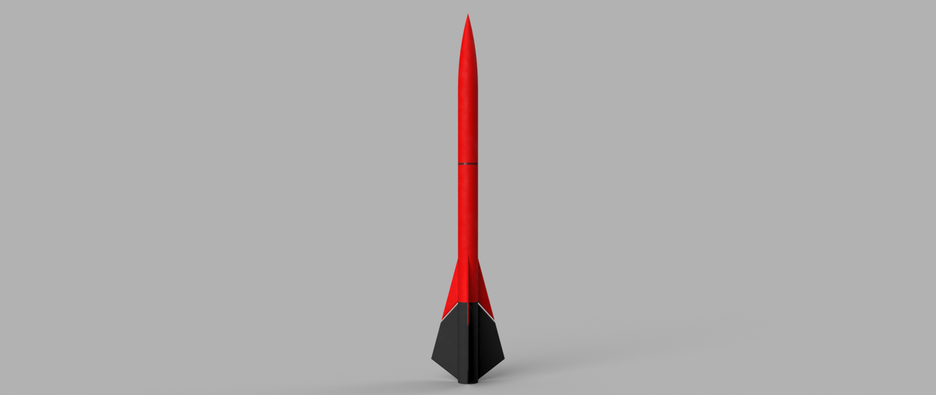 Two-stage model rocket