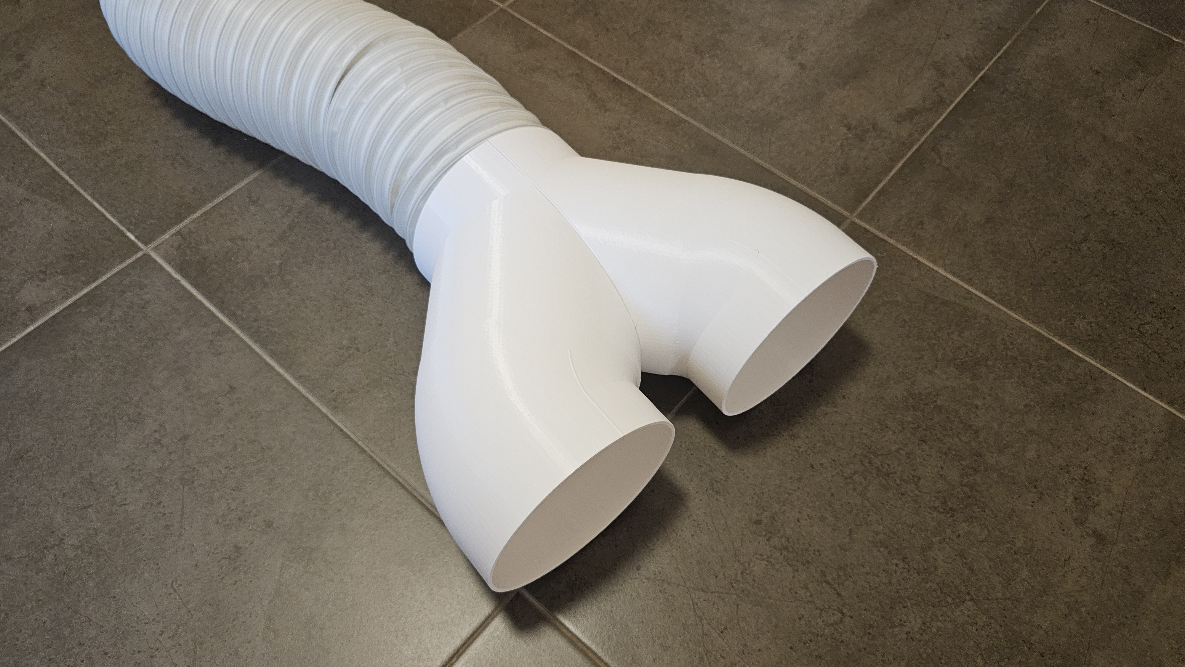 Coupler of two air conditioning hoses 150mm