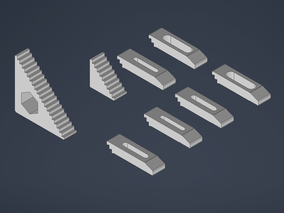 Height-adjustable clamping claws — thumbnail 3