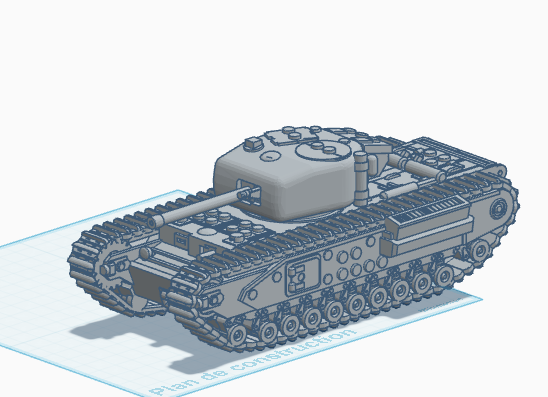 LEGO COMPATIBLE military lego Churchill Mk IV, WW2 British tank