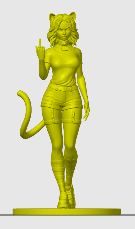 Sign cat-girl 3